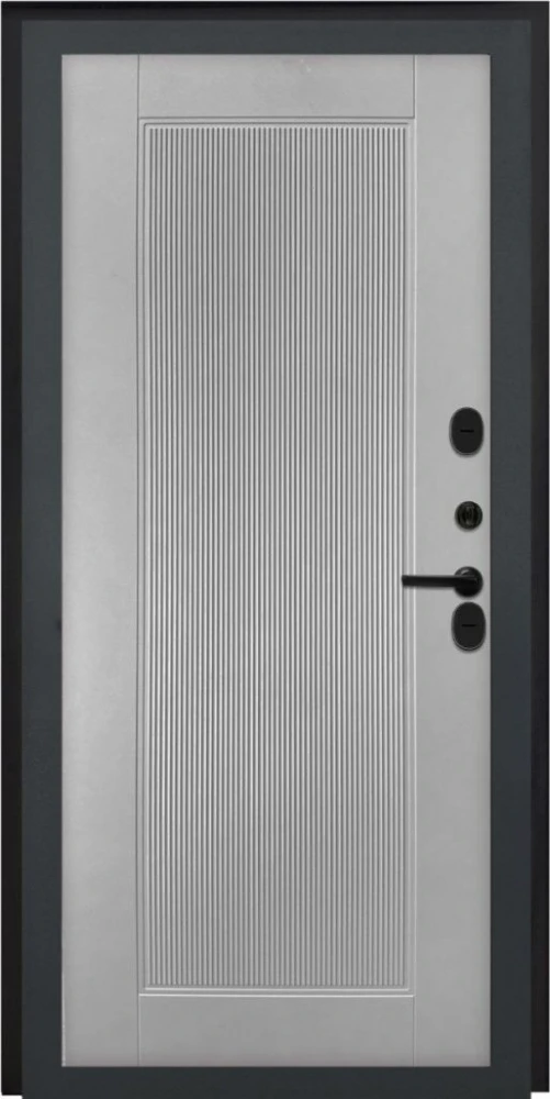 Входная дверь ДвериПРО Модель L-48 ПВХ 10мм Астрод Velutto Grigio DPRO201221 внутренняя сторона